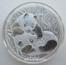 Chine 2014 Shanghai 2ème Exposition de la collection de pandas Médaille d'argent 1oz