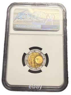 Chine 2016 3 grammes Or/Argent Bi-Métallique Panda NGC PF70UC Honolulu HSNA