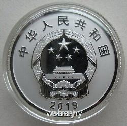 Chine 2019 Russie 70e Anniversaire des Relations Diplomatiques Panda Pièce d'Argent 10 Yuan COA