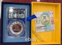 Chine 2022 10 YUAN Beijing International Coin EXPO Panda Pièce d'Argent 30g