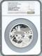 Chine 2023 Long Beach 5oz Argent Panda, Année Du Lapin Ngc Proof 69 Avec Coa