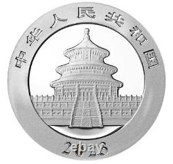 Chine 2023 Pcgs Ms70 Panda Silver Coin 30g Premier Jour Numéro Panda Lable 2pcs