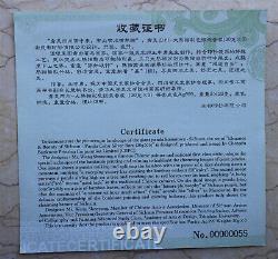 Chine 3 x 20g (total 60g) Médailles / Lingots en argent coloré Panda Set Sichuan