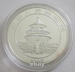 Chine 5 Yuan 1997 Panda Coloré 1/2 Oz Argent