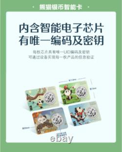 Collection de pièces commémoratives en argent Panda 2022 des Vingt-quatre Termes Solaires