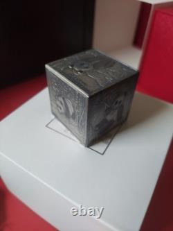Cube commémoratif du 150e anniversaire du Panda d’argent chinois de 20 oz 2019