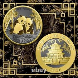 Édition Anneau d’Or Panda Chine 2026 30 g Pièce en argent 888 exemplaires 
<br/>  