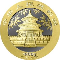 Édition Anneau d’Or Panda Chine 2026 30 g Pièce en argent 888 exemplaires 
 
<br/>