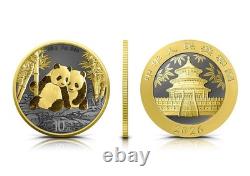 Édition Anneau d’Or Panda Chine 2026 30 g Pièce en argent 888 exemplaires 	<br/> 
 
