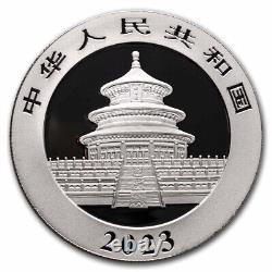 Ensemble de pièces/barres commémoratives Panda en argent 2 pièces 40e anniversaire de la Chine 2023 SKU#283046