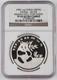 Expo Internationale Numismatique De Munich 1990 Chine 1 Oz M&eacute;daille Pi&egrave;ce Panda En Argent Proof Ngc Pf69 Uc