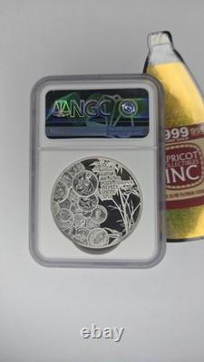 Exposition de Kuala Lumpur 2018 en Chine. Médaille Panda en argent 999 de 60 g NGC PF69 Ultra Cam
