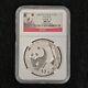Grande D 2001 Chine 10 Yuan 1oz Pièce En Argent Panda Ngc Ms70