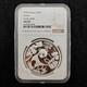 Grande Date 1992 Chine 10 Yuan 1 Oz Pièce En Argent Panda Ngc Ms69