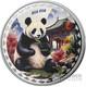 Hua Hua Panda Pièce En Argent 1 Oz 2$ Samoa 2025