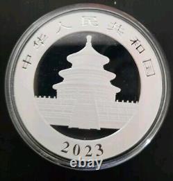 MONNAIE EN ARGENT DE PANDA DE CHINE 30g 2023 ÉMISSION 1888