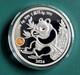 Médaille Panda Chine 2024 1 Oz 0,999 Argent Ana Foire De Chicago Très Faible Mintage 888