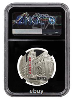 Médaille du Premier Jour Panda 1 oz Argent NGC PF 70 UCAM Foire Mondiale ANA Chine 2024