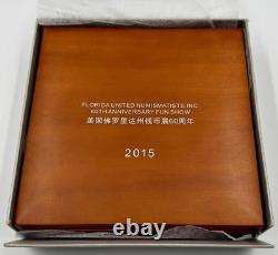 Médaille en argent Panda de 1 oz 2015 Chine FUN Show NGC PF70 Première épreuve inversée avec boîte