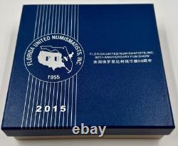Médaille en argent Panda de 1 oz 2015 Chine FUN Show NGC PF70 Première épreuve inversée avec boîte