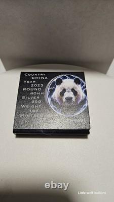 Monnaie colorisée en argent 1 oz 999 de la supercellule Panda de Chine 2023, seulement 149 pièces.