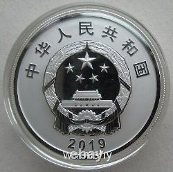 Monnaie en argent Panda 30g 10 Yuan pour le 70e anniversaire des relations diplomatiques Chine-Russie 2019