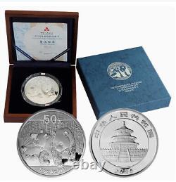 Monnaie en argent Panda de 5 oz de Chine 2010