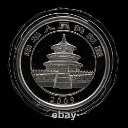 Monnaie en argent Proof Panda de 5 oz, 50 Yuan, Chine 2009