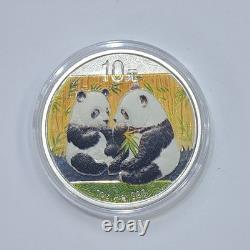 Monnaie en argent chinoise 1 oz Panda 2009. 999 Ag Non circulée et encapsulée