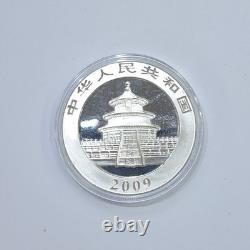 Monnaie en argent chinoise 1 oz Panda 2009. 999 Ag Non circulée et encapsulée