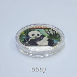 Monnaie en argent chinoise Panda 1 oz 2015. 999 Ag Non circulée et encapsulée