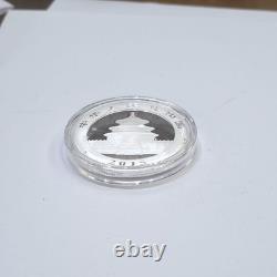 Monnaie en argent chinoise Panda 1 oz 2015. 999 Ag Non circulée et encapsulée