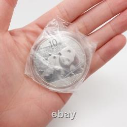 Monnaie en argent de 10 Yuan du panda de Chine 2011, capsulée et scellée #Q4