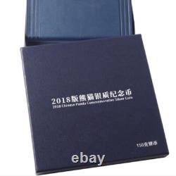 Monnaie en argent de 50 yuans de Chine 2018, pièce en argent panda de Chine 2018, 150g