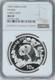 Ngc Ms69 Chine 1997 Panda En Argent 1oz Date Grande