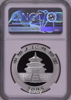 NGC MS70 2005 Chine Panda 1oz Pièce en Argent