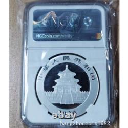 NGC MS70 2020 Chine 10 YUAN Pièce en Argent Panda 30g Ag. 999 Première Jour d'Émission
