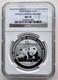 Ngc Ms 70 Chine 2010 March&eacute; Des Capitaux Panda Pi&egrave;ce En Argent 10 Yuans 1 Oz