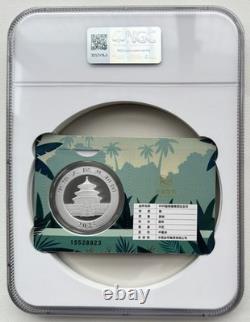 NGC MS 70 Chine 2025 Hainan Expo Carte Édition Pièce d’Argent Panda 30 g 10 Yuan