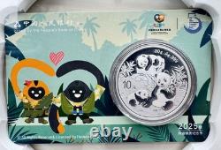 NGC MS 70 Chine 2025 Hainan Expo Carte Édition Pièce d’Argent Panda 30 g 10 Yuan