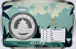 NGC MS 70 Chine 2025 Hainan Expo Carte Édition Pièce d’Argent Panda 30 g 10 Yuan