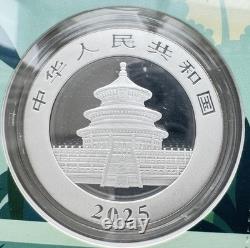 NGC MS 70 Chine 2025 Hainan Expo Carte Édition Pièce d’Argent Panda 30 g 10 Yuan