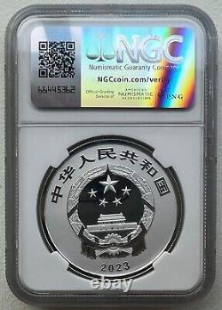 NGC PF70 FDOI Chine 2023 Pièce en Argent Panda Parc National 30g 10 Yuan COA