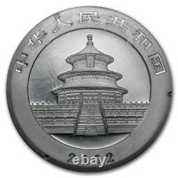 PANDA 2002 CHINE 1 oz. 999 Ag 10 Yuan ¥10 Pièce d’argent bullion scellée sous pliofilm