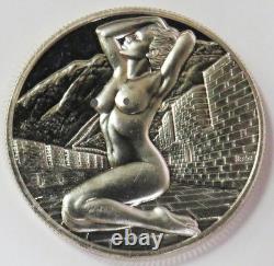 PANDA ARGENT & NUDE SUR LA GRANDE MURAILLE 1oz. 999 FIN ROND