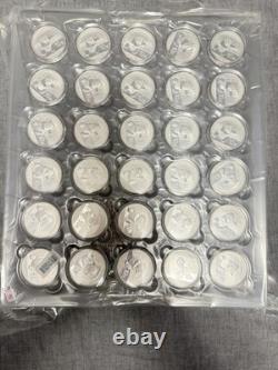 Panda 2014, pièce en argent de 1 oz, feuille scellée de 30