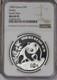 Panda Argent 1990 1 Oz. 10 Yuan Petite Date Ngc Ms69 Prooflike. Livraison Gratuite