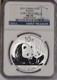 Panda Argent&eacute; 2011 1 Oz. 10 Yuans Premi&egrave;res &eacute;missions Ngc Ms70. Livraison Gratuite