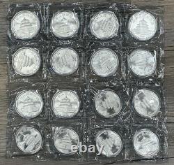 Panda d'argent de Chine 1989 10 Yuan 1 oz. 999 Argent Pur Ronde dans OGP Double Scellé
