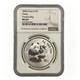 Panda De Chine 2000, 1 Oz D&rsquo;argent 999 &permil;, 10 Yuans, Ngc Ms69, Anneau Givr&eacute;